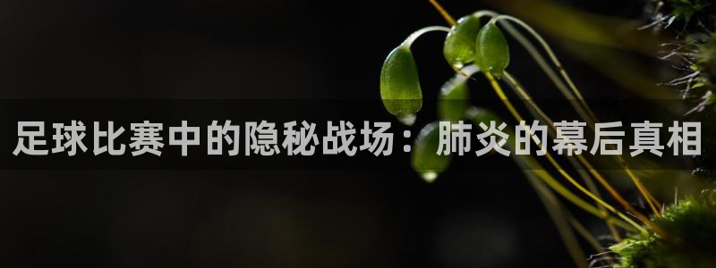  足球比赛中的隐秘战场：肺炎的幕后真相